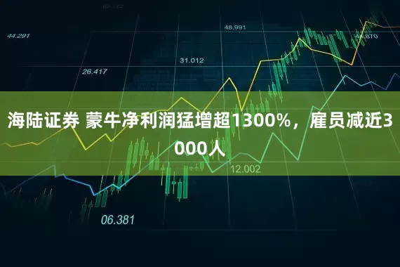 海陆证券 蒙牛净利润猛增超1300%，雇员减近3000人